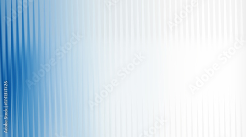 Abstract blue and white vertical ribbed background