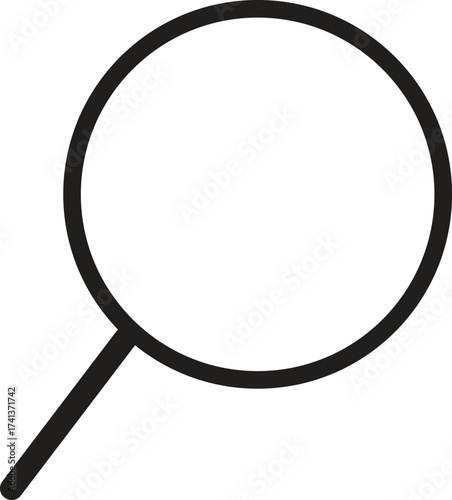 Magnifying Glass Symbol for Investigation