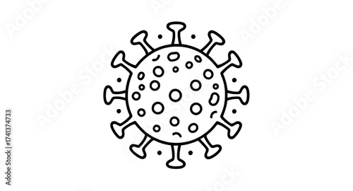 digital virus art, microscopic virus image, health concept, medicine research, infection biology, biohazard vector, science background, biological cell, disease prevention, health care illustration, p