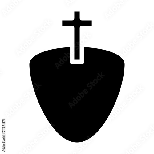 Gospel Vector Glyph Icon Design