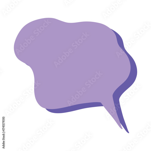 Hand drawn speech bubble Blank empty message box Textbox frame for banners, price tags, stickers, design