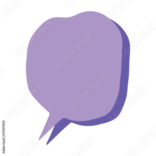 Hand drawn speech bubble Blank empty message box Textbox frame for banners, price tags, stickers, design