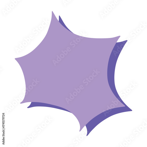 Hand drawn speech bubble Blank empty message box Textbox frame for banners, price tags, stickers, design