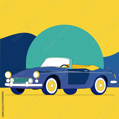 vector illustration of a car Design, Eps file. 