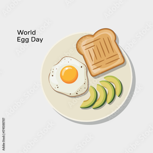 World Egg Day vector pack including sunny side up, scrambled eggs, egg baskets, minimal flat icons, egg patterns, cartoon faces, breakfast food illustrations for posters and stickers