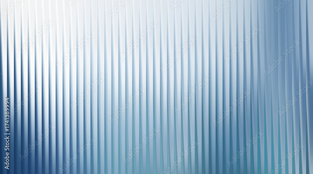 Obraz premium Cool blue and white vertical lines abstract background