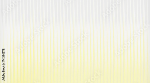 Fotografie Abstract vertical ribbed texture with soft yellow and white gradient