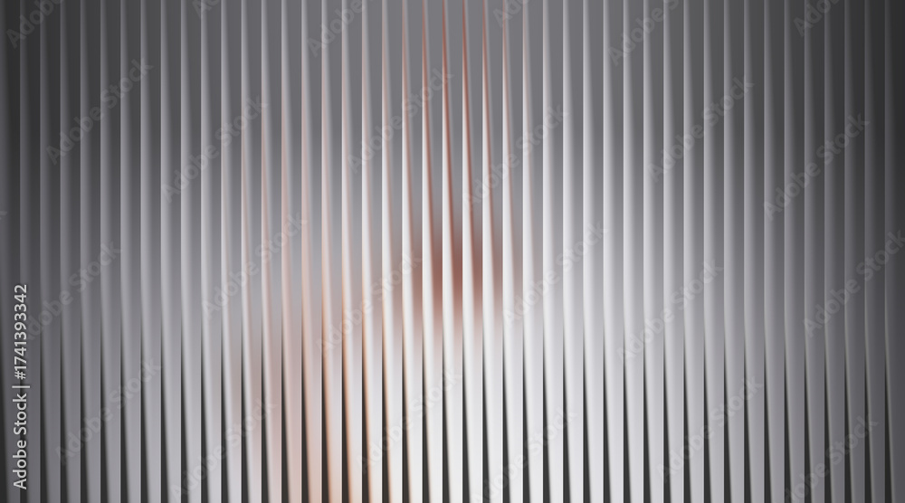 Obraz premium Abstract vertical ribbed texture with subtle color hints