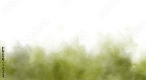 Abstract yellow smoke or gas wisps against a black background