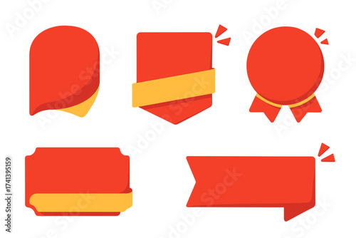 Sale tags collection with special offer, big sale, discount, best price, mega sale banner set for shop, online shopping, stickers, badges, coupons, store promotional vector illustration