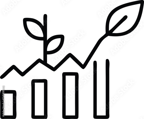 a-line-art-icon green  energy 