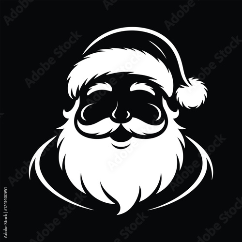 Santa sleigh with reindeers