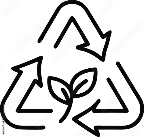 a-line-art-icon green  energy 