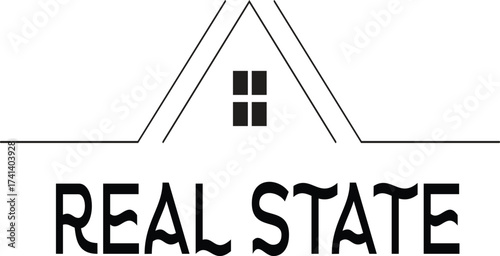 real estate logo elegant and modern