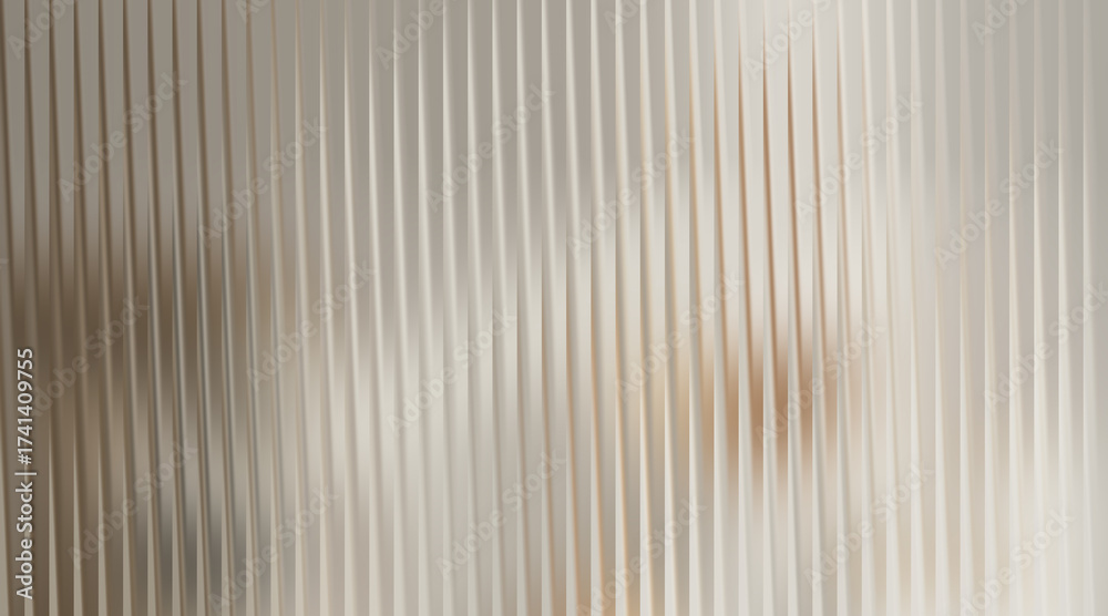 Obraz premium Abstract textured background with vertical ribbed pattern and soft light