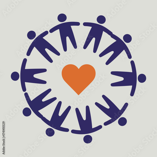 World Hospice and Palliative Care Day vector illustration, compassion awareness design, medical support, dignity, humanity, healthcare poster for global non profit campaign
