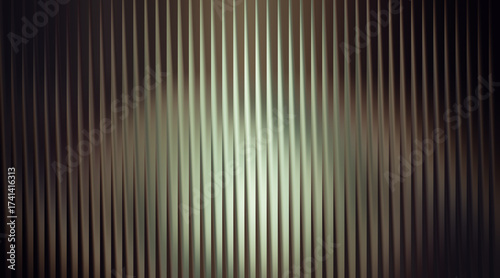 Abstract vertical ribbed texture with soft focus and cool tones