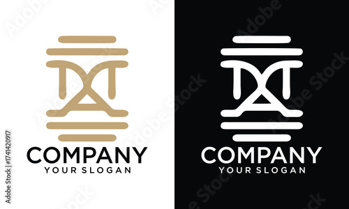Creative MG law logo design inspiration	