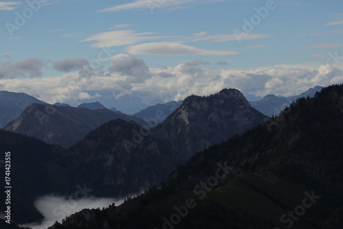 Nebel in den Bergen 