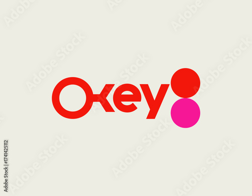 This image features a vibrant Okey logo characterized by bold typography and bright colors, ideal for branding, advertising, and graphic design purposes.