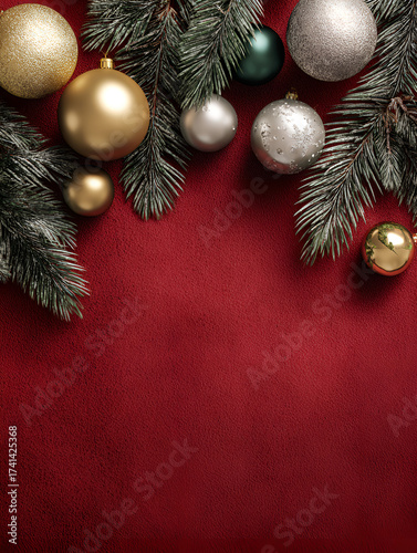 Merry Christmas and happy New Year background