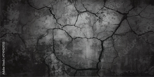Old black grunge background. Dark concrete wall texture. Blackboard for text and inscriptions. Black paper texture or background. black board texture background. 