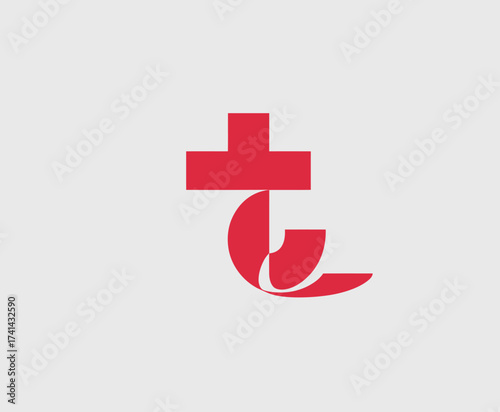A bold and minimalist red letter 'T' design, reflecting modernity and simplicity, suitable for branding, logos, and creative ventures in an impactful manner.