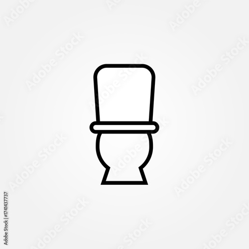 toilet icon symbol illustration vector eps10 logo template design pattern seamless bright minimal design flat design realistic style simple design modern design