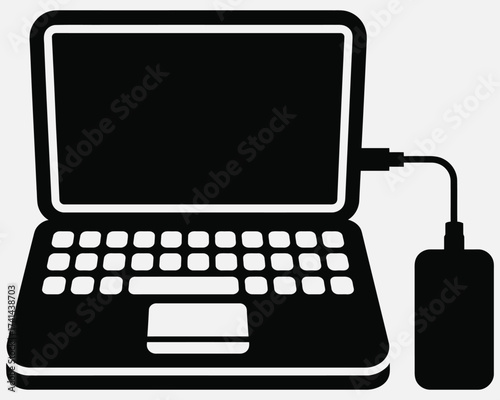 A simple black silhouette icon of a satellite dish for global telecommunication
