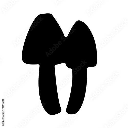 mold silhouette icon design template