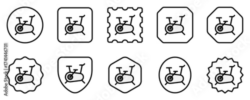 Editable indoor bike vector icon. Part of a big icon set family. Perfect for web and app interfaces, presentations, infographics, etc