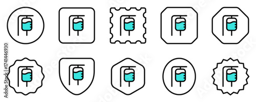 Editable iv liquid vector icon. Part of a big icon set family. Perfect for web and app interfaces, presentations, infographics, etc