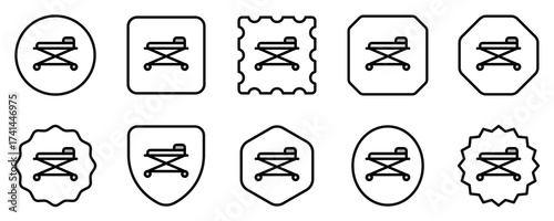 Editable stretcher vector icon. Part of a big icon set family. Perfect for web and app interfaces, presentations, infographics, etc