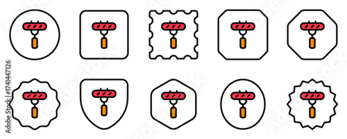 Editable barbecue vector icon. Part of a big icon set family. Perfect for web and app interfaces, presentations, infographics, etc