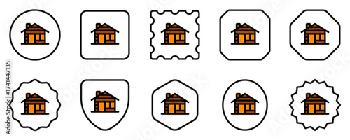 Editable cabin vector icon. Part of a big icon set family. Perfect for web and app interfaces, presentations, infographics, etc