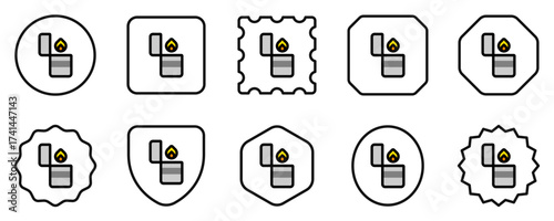 Editable lighter vector icon. Part of a big icon set family. Perfect for web and app interfaces, presentations, infographics, etc