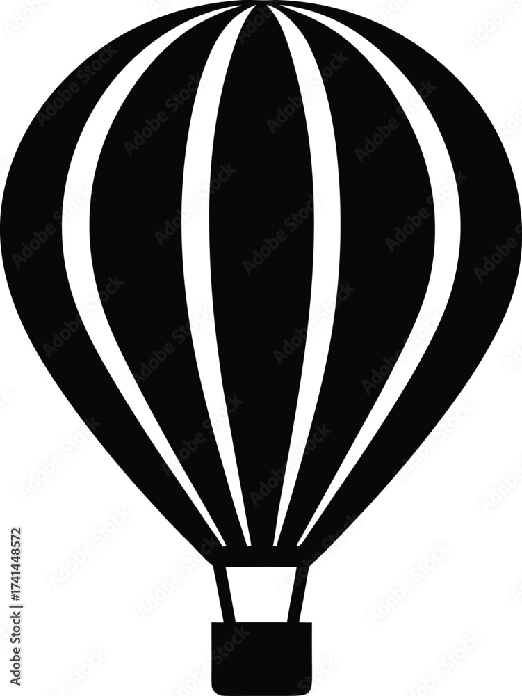 Fototapeta premium Hot Air Balloon Icon