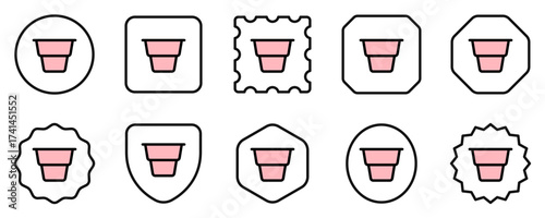 Editable yogurt vector icon. Part of a big icon set family. Perfect for web and app interfaces, presentations, infographics, etc