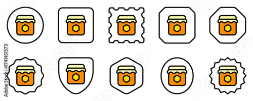 Editable honey jar vector icon. Part of a big icon set family. Perfect for web and app interfaces, presentations, infographics, etc