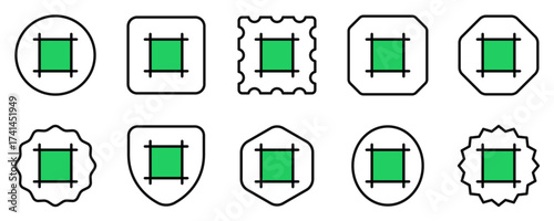 Editable frame, artboard vector icon. Part of a big icon set family. Perfect for web and app interfaces, presentations, infographics, etc