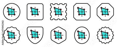 Editable graph vector icon. Part of a big icon set family. Perfect for web and app interfaces, presentations, infographics, etc