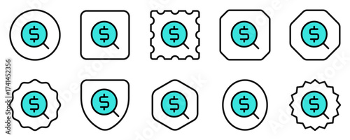 Editable money, profit seeking vector icon. Part of a big icon set family. Perfect for web and app interfaces, presentations, infographics, etc