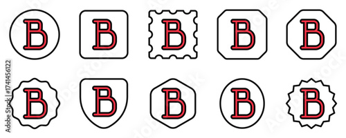 Editable bold text format vector icon. Part of a big icon set family. Perfect for web and app interfaces, presentations, infographics, etc