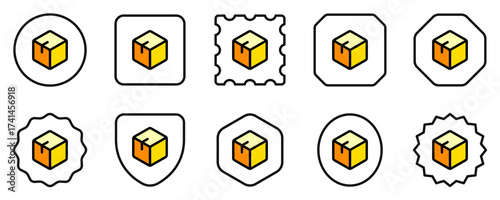 Editable package box vector icon. Part of a big icon set family. Perfect for web and app interfaces, presentations, infographics, etc
