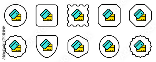 Editable card payment vector icon. Part of a big icon set family. Perfect for web and app interfaces, presentations, infographics, etc