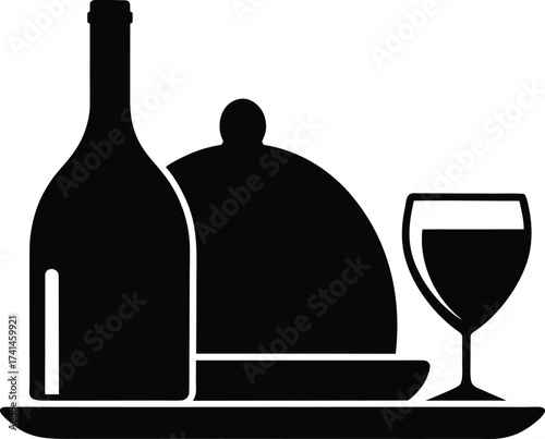 Dining Still Life Silhouette