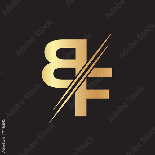BF Letter Logo Design