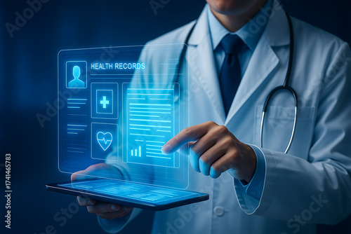 Futuristic Digital Health Records System