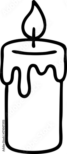 Candle Illustration