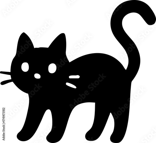 Black Cat Illustration